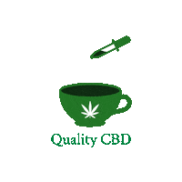 QualityCBD flower smoke 420 dab Sticker