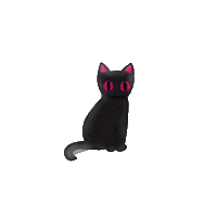Cat Halloween Sticker