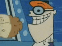 dexters laboratory eating GIF