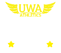 White Sticker by UWA Little Athletics Club