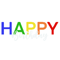 Happy Birthday Sticker