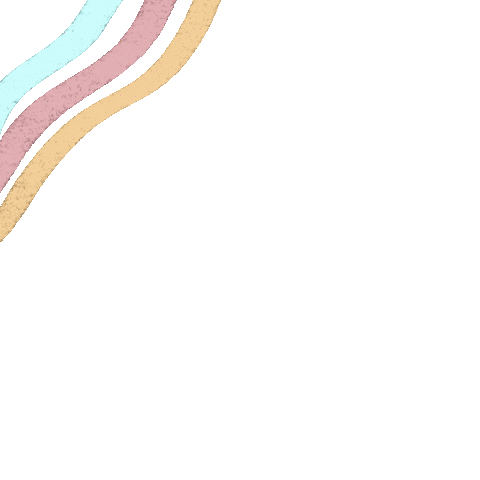 Light Blue Hearts Sticker