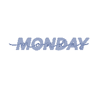 Monday Weekday Sticker