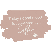 ByMissPluis pink coffee beans koffie Sticker