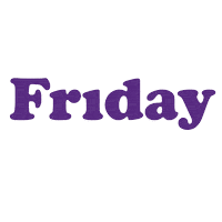friday sbuniv Sticker