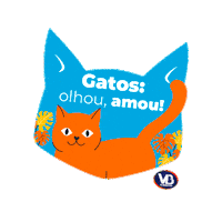 Cat Pets Sticker by VB Alimentos