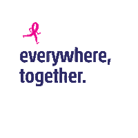 thedonnafoundation donna breast cancer everywhere together breast cancer marathon Sticker