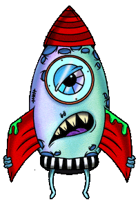 Art Rocket Sticker by RARO
