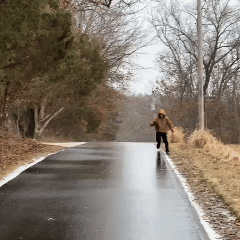 Ice Skating Winter GIF by Storyful