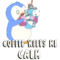 Shaking Good Morning Sticker by Pudgy Penguins