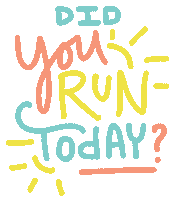 Track And Field Running Sticker