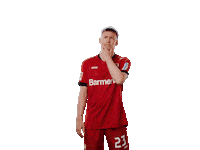 Bayer 04 Thinking Sticker by Bayer 04 Leverkusen