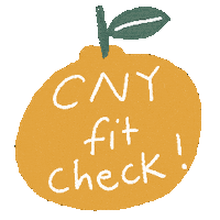 新年快乐 Fitcheck Sticker
