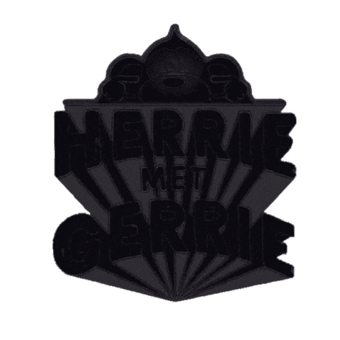 hmg-productions hmg gerrie herrie herriemetgerrie Sticker