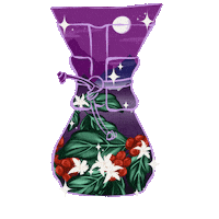 Coffee Glow Sticker