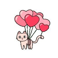 Valentines Day Hearts Sticker