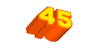 45 Sticker by Kirsten Hurley