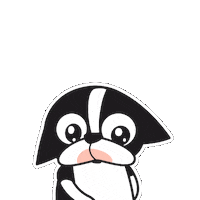 Boston Terrier Love Sticker by HeeDong