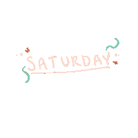 Week Saturday Sticker