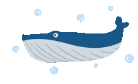 Under The Sea Swimming Sticker by Demic