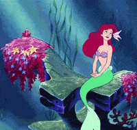 sad the little mermaid GIF