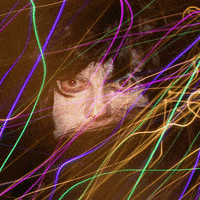 evakosinar art light spooky people GIF