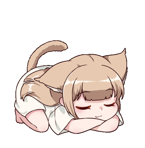 Cat Sleep Sticker