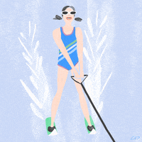 Girl Summer GIF by Libby VanderPloeg