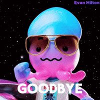 Peace Out Goodbye GIF by Evan Hilton