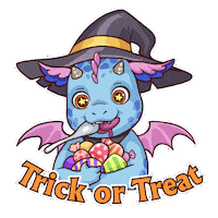 Trick Or Treat Halloween Sticker by MYTONA