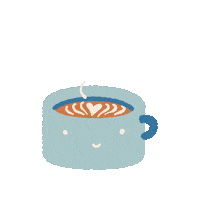 nesnumi coffee self care selfcare latte Sticker