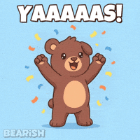 Excited Happy Birthday GIF by BEARISH