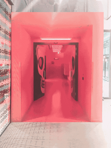 aaatamian skull door entrance GIF