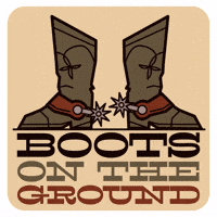 Boots On The Ground Emoji GIF by Animanias