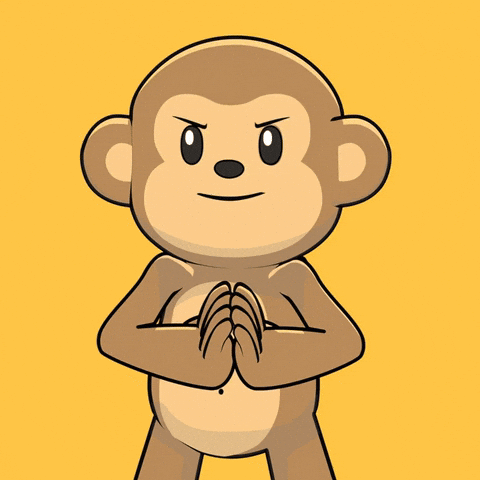 Deep Thoughts Lol GIF by Wise Monkey Meme