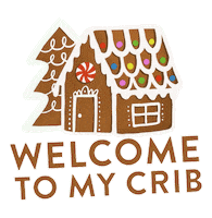 gingerbread house christmas Sticker by Genius Kitchen