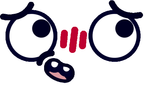 Face No Sticker by Tamago Design