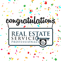 Real Estate Service Congratulations Sticker by REServicePros
