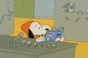 reading GIF by Peanuts