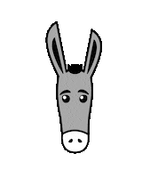 VillaDonkey_Switzerland schweiz donkey villa natur Sticker