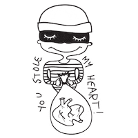 Skrabac love valentine funnyvalentine skrabac Sticker