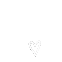 White Line Heart Sticker by Art Vih
