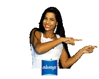 paulapriscila apontandoprolado Sticker by Always Brasil
