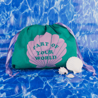 little mermaid dustbag GIF