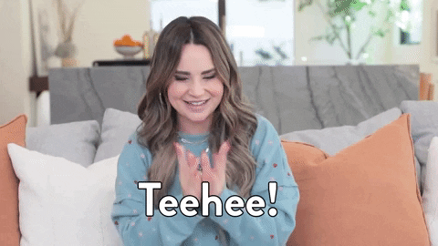 Giggling Love GIF by Rosanna Pansino