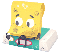 animation waiting Sticker by Yimbo