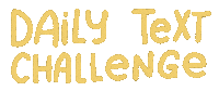 Daily Text Challenge Sticker
