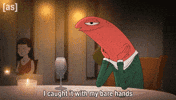 Phone Fish GIF by Adult Swim