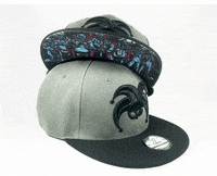 Capichecaps black clown gang grey GIF