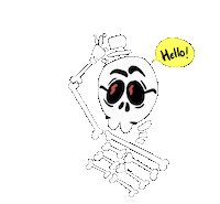 Wave Hello Sticker